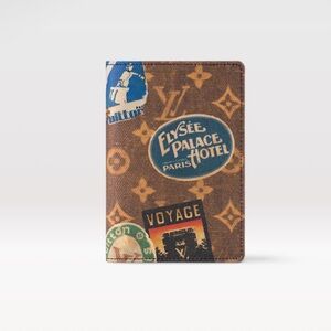 AUTHENTIC Louis Vuitton Wallet Passport Cover Holder Flight Mode Limited Edition